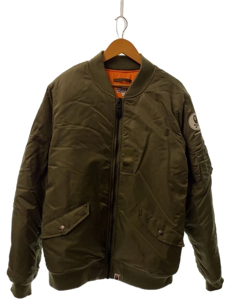 A BATHING APE (BAPE) Giacca da volo A BATHING APE kaki XXL usata
