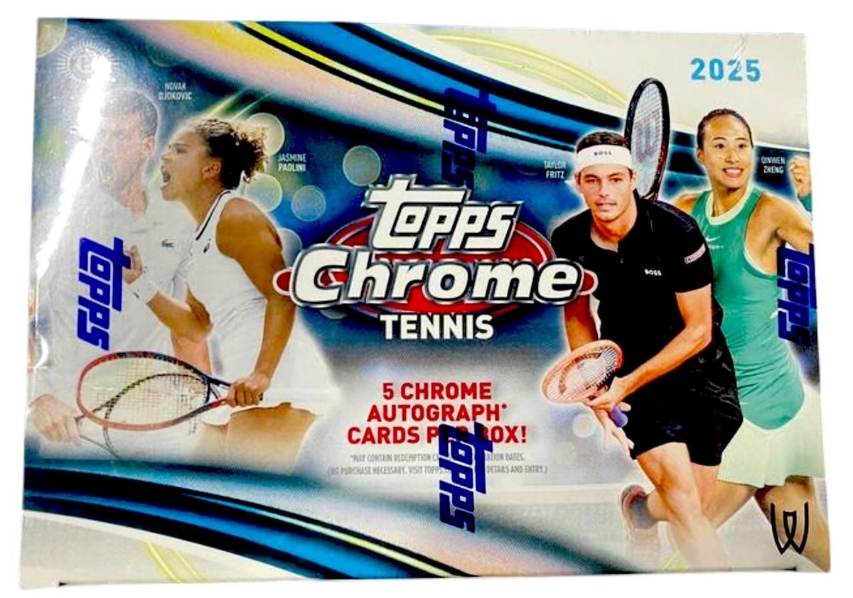 2025 Topps Chrome Tennis Breaker's Delight Box | eBay