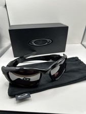 OAKLEY PIT BOSS 2 II POLISHED BLACK VR28 BLACK IRIDIUM POLARIZED OO9137-02 ELITE