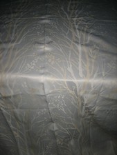 Paire Double rideaux Epais motif Tissé Arbres Feuilles 260 x 195 cm