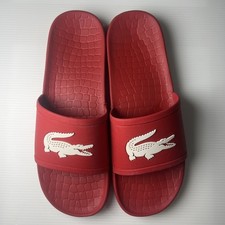 New Lacoste Croco 2.0 Slide Men's Sandals Size 11