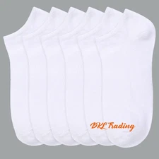 3-12 Pair Men Women Ankle Low Cut Quarter Athletic Sports Running Socks 10-13