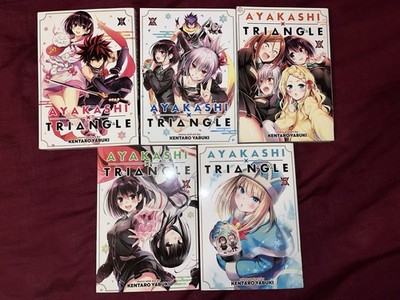 Ayakashi Triangle Vols 1 5 English Manga Lot | Seven Seas Ghost Ship First Print