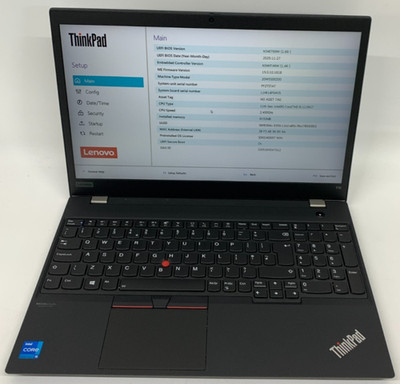Lenovo ThinkPad T15 Gen 2 15'' i5 11. Gen 8GB RAM 128GB NVMe Grade B GBR