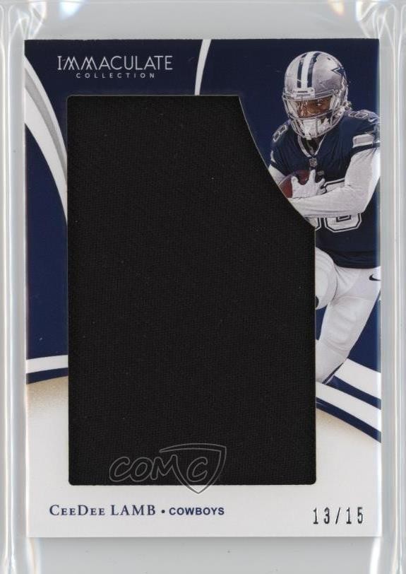 CeeDee Lamb Panini Immaculate Collection Rookie Player Caps #CAP5 Base