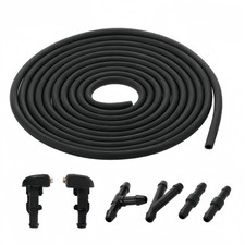 Universal Car Windshield Wiper Washer Squirter Nozzle Spray Jet Kit Fluid Hose U