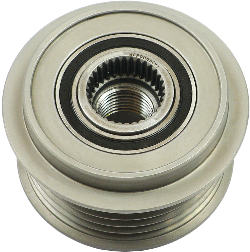 Alternator Freewheel Pulley fits Ford Mondeo IV Turnier 6-Groove OAP F-553393