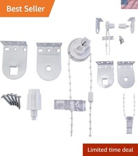 Versatile Heavy-Duty 25mm Roller Blind Upgrade - Complete with Mounting Hardware