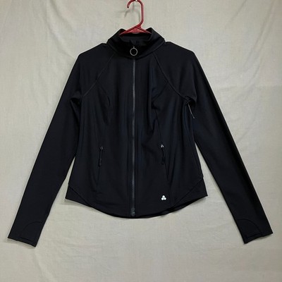 Tek Gear Adaptive Ultrastretch Performance Jacket SZ S Black Full Zip Thumbhole