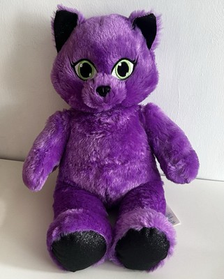 Build a Bear lila magisches Kätzchen Halloween Katze Kätzchen Stofftier 