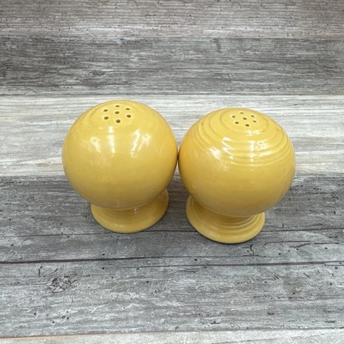 Fiestaware Yellow Salt And Pepper Shakers