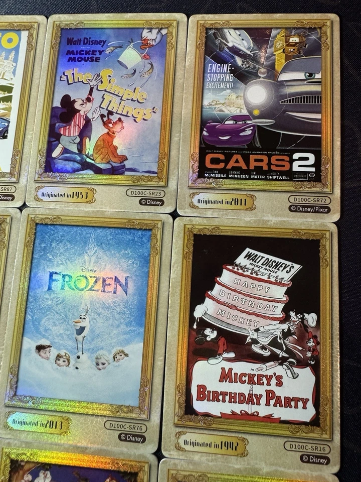 Disney Character Collection 12 x Cards Full Art Manga Card Fun Licensed CCG - Image 3 of 4