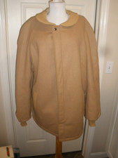 Men's Heavy Brown Coat Lakeland 44 80 Wool Zip-up