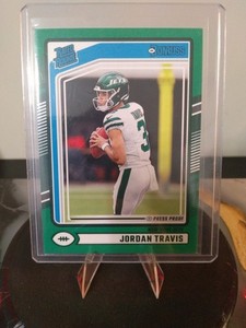 2024 Panini Donruss - Rated Rookie Jordan Travis #349 Green Press Proof (RC)