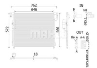 Mahle AC 138 000S Kondensator, Klimaanlage FüR Nissan NP300 Pickup (D22)