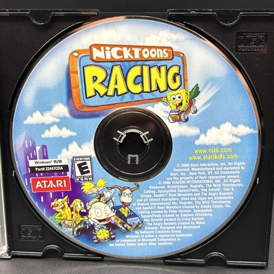 Nickelodeon: NickToons Racing PC CD ROM Game Windows 95/98 **DISC ONLY**