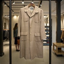 Agnona Vintage Silk Lightweight Coat Italy Women  s Size 52 Pre-Owned Luxury