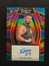2024 Panini Select WWE #SL-CDT Cruz Del Toro Signature Selections Auto #77/99