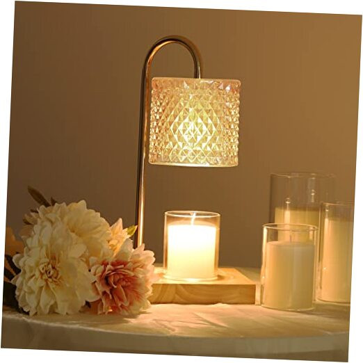 Candle Warmer Lamp with Timer Dimmer 7 Heat Settings for Wax Melts-image