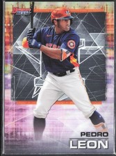 2021 Bowman's Best Pedro Leon #13 Houston Astros Rookie Prospect