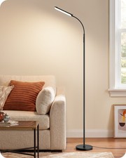 69" Torchiere Floor Lamp with Remote Dimmable 4CCT 360 Gooseneck 1350LM Black