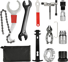 Bike Tool Kit, Professional Bike Repair Tools for Mountain Bike with 3-In-1 Cass