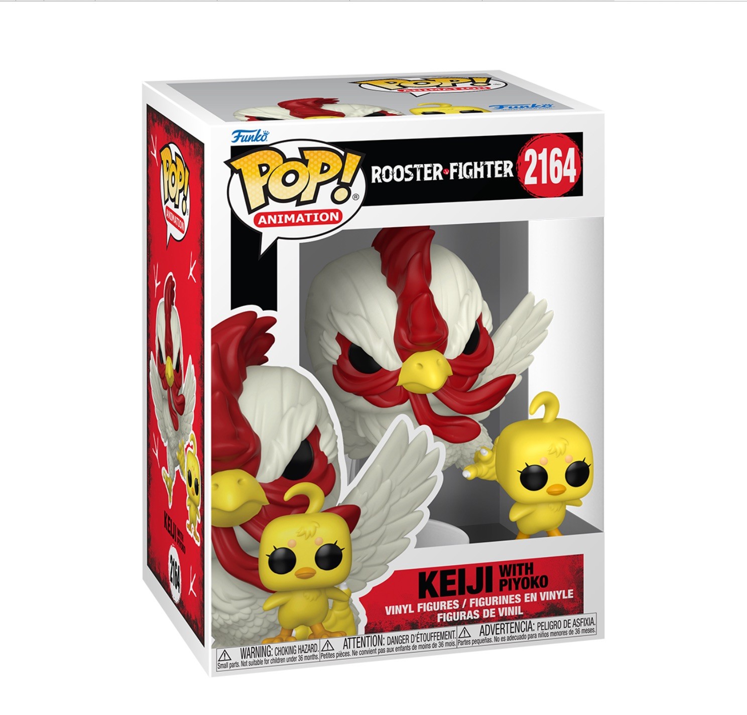 Pop Rooster Fighter Keiji con Peyoko Funko Pop! #2164 EN STOCK AHORA LISTO PARA ENVIAR.
