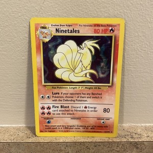 how much is a ninetales pokemon card worth Ninetales Pokemon Card