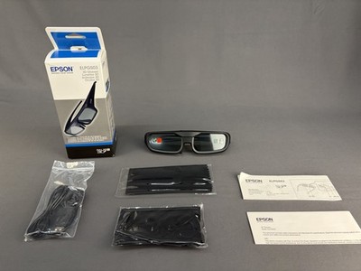 NEW Epson Active 3D Glasses ELPGS03 for Epson RF 3D HD Projectors Open Box