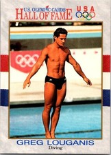 1991 Impel U.S. Olympicards Hall of Fame - Greg Louganis #50