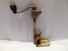 vintage Edlund No 41 Commercial Industrial Manual Can Opener With Base 11" tall