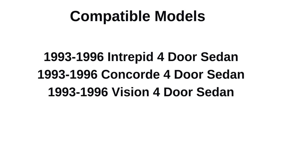 Fits 1993-1996 Intrepid Concorde Vision Passenger Right Front Door Window Glass Foto 3 de 4