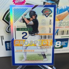 2024 Panini Prospect Edition Jase Bowen #7 Prospect Ticket Pirates /149 Baseball