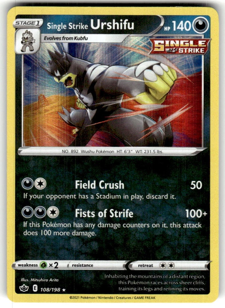 Single Strike Urshifu Pokmon TCG Cards for sale | eBay