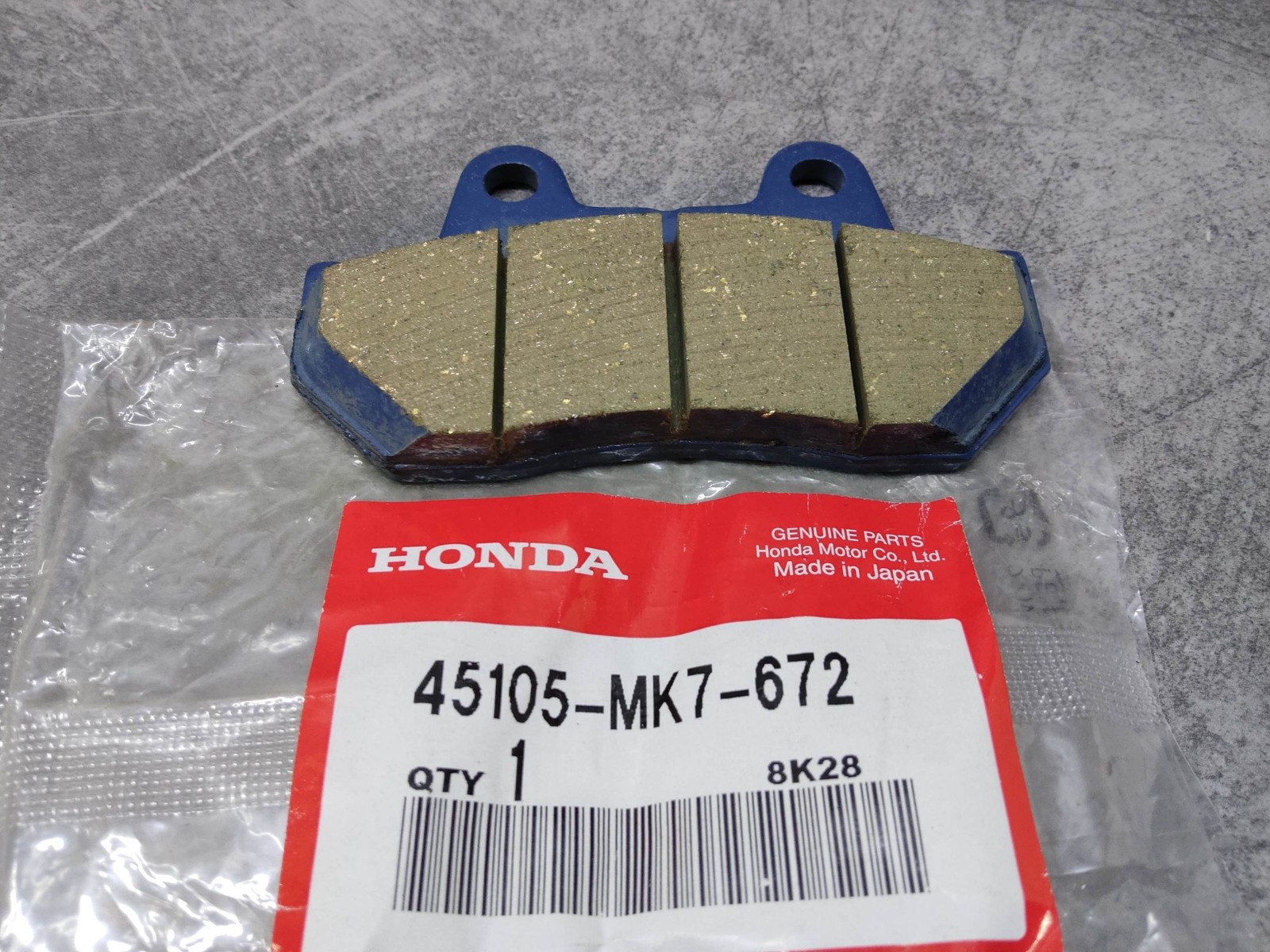 Stop aux sifflements de frein : Plaquette avant Honda CB125TD et CB900