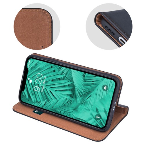 ECHT LEDER Handy Tasche Hülle Buch Klapp Tasche Schutzhülle Book Case Cover Etui - Bild 119 von 249
