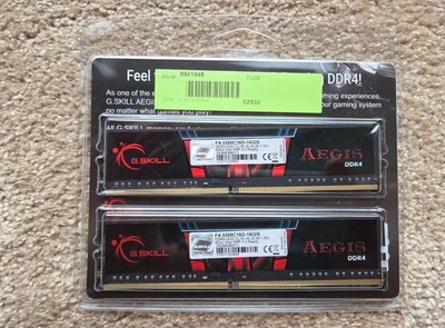 G.SKILL Aegis 16GB (2x8GB) DDR4-3200MHz CL16-18-18-38 1.35V Arbeitsspeicher Kit