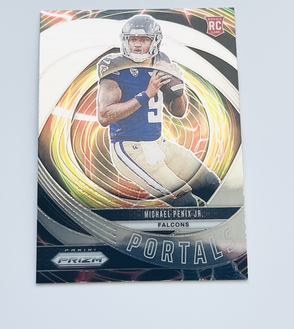2024 Panini Prizm  Portals Michael Penix Jr. #6 Silver Prizm RC