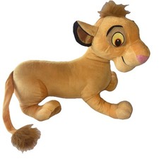 2002 Lion King Simba Jumbo 20" Plush Vintage Hasbro Disney Large Stuffed Animal