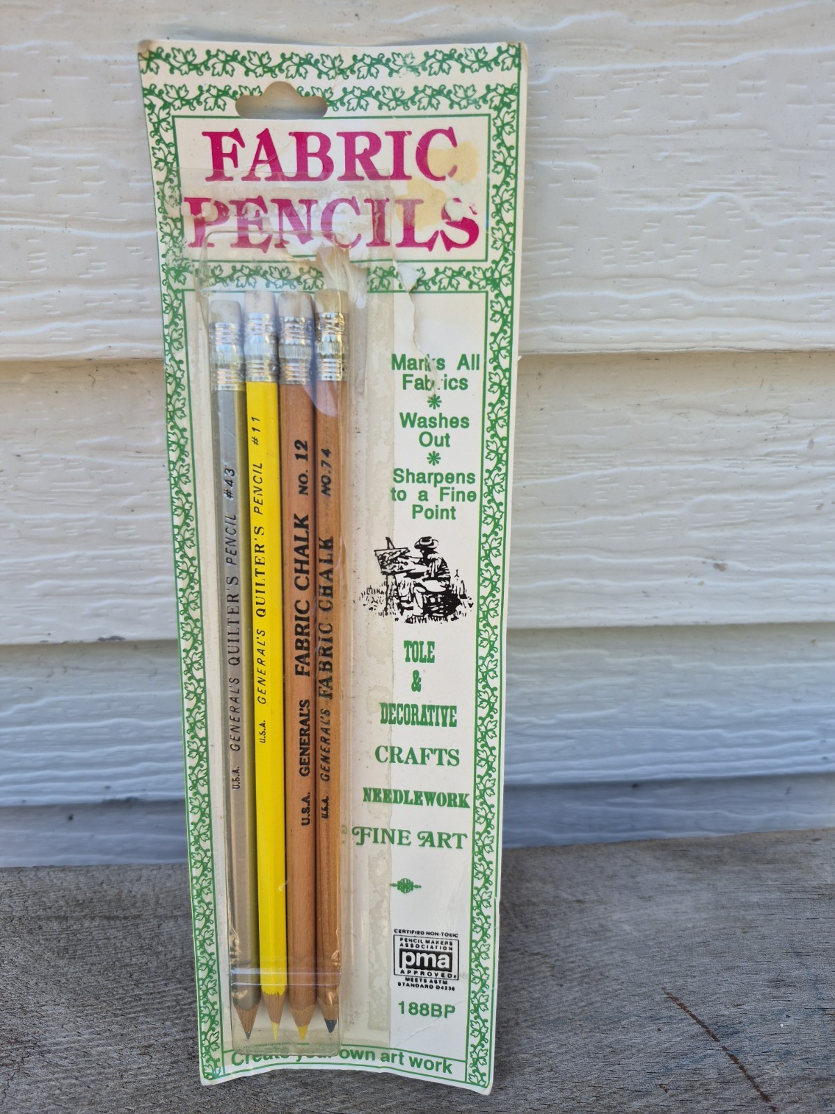 Vintage Fabric Pencils General Pencil Company New Jersey