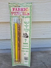 Vintage Fabric Pencils General Pencil Company New Jersey