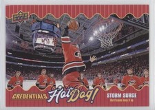 2019 Upper Deck Credentials Hot Dog! Trevor van Riemsdyk Carolina Hurricanes xp6