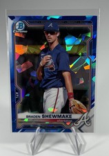 2021 Bowman Sapphire Edition - Chrome Prospects #BCP-48 Braden Shewmake (RC)