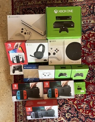 Xbox One Series S Nintendo Switch OLED Ps 4 Controller Konsolen Karton OVPs