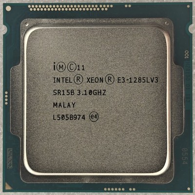 Intel Xeon E3-1285L V3 SR15B LGA1150 3.1GHz 4-Core 8-Thread 65W CPU Processors