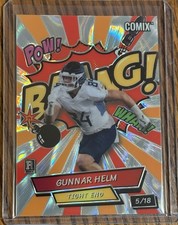 2025 Wild Card Comix Gunnar Helm Lava #5/18 Tennessee Titans