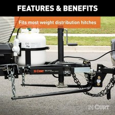 Towing Weight Distribution Hitch Camper Trailer Sway Control Left Or Right-mount