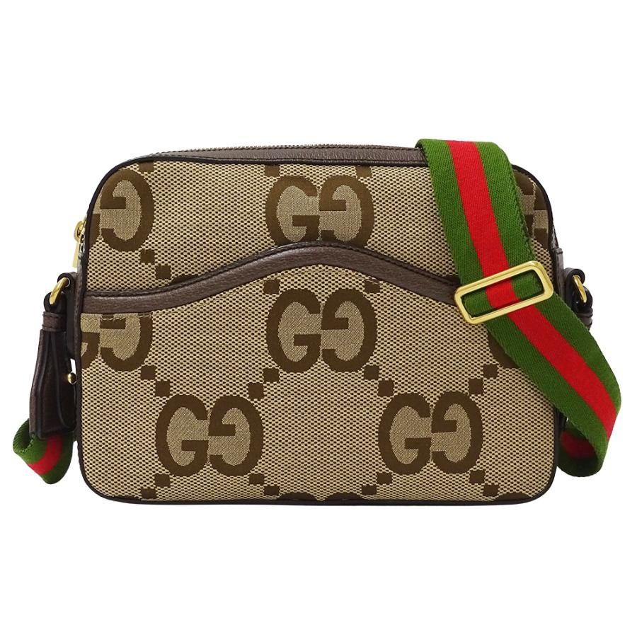 GUCCI Jumbo GG Canvas Shoulder Bag 675891 #253