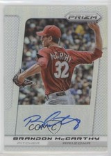 2013 Panini Prizm Auto Silver Prizm 18/25 Brandon McCarthy #BM Auto 0l2