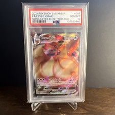 Eevee VMAX SWSH087 SWSH: Sword & Shield Promo Cards Holo PSA 10